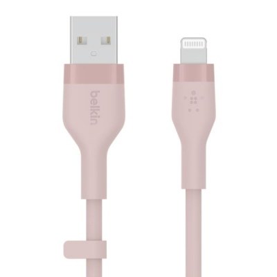 USB-A TO LTG_SILICON 2M PINK