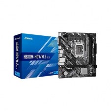 Placa base asrock 1700 h610m - hdv m.2 r2.0 m - atx 2xddr4 4xsata6 2xusb 3.2 4xusb 2.0