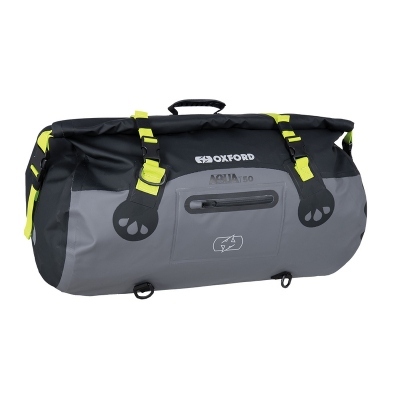 OXFORD Aqua T-50 Roll Bag Black/Grey/Neon Yellow 50L OL462