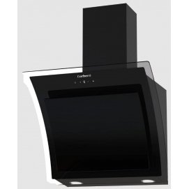 Campana decorativa de pared inclinada Corberó NYASA6000B, vertical, 60 cm, 831 m3/h, clase A++, 6 velocidades, 64dB, filtro aluminio, 2 luces LED,...