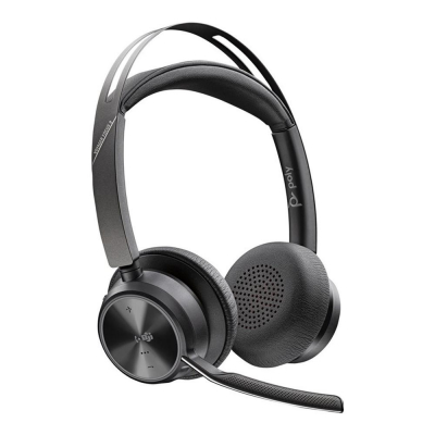 Auriculares poly voyager focus 2 inalambrico negro