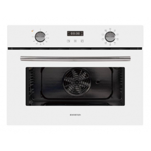Horno compacto integrable Infiniton 40ACW0, 45 x 60 cm, multifunción, abatible, 45 litros, clase A,  2800W, temporizador, luz interior, cristal blanco