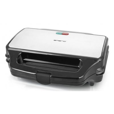 ST-109562.17 sandwichera 900 W Negro, Plata