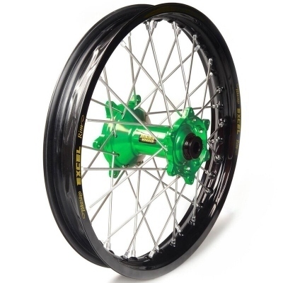 Rueda completa Haan Wheels aro negro 14-1,60 buje verde 1 22002/3/7 1 22002/3/7