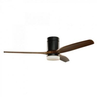 GRUNKEL VENTILADOR DE TECHO CON LUZ 41W 6 VELOCIDADES C/TEMPORIZADOR MADERA OSCURA