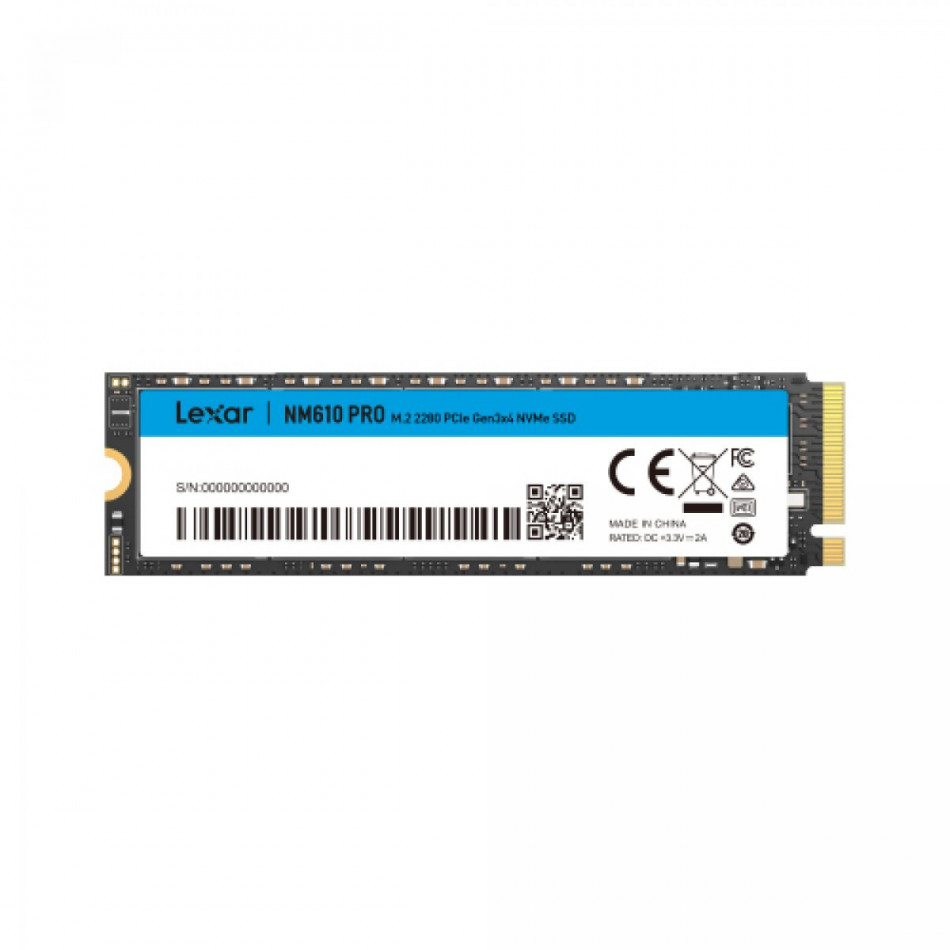 NM610 PRO M.2 500 GB PCI Express 3.0 NVMe