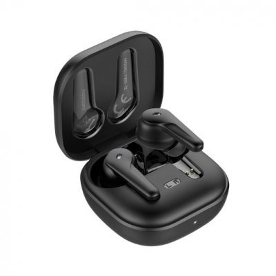 TWS-12 auricular y casco Auriculares True Wireless Stereo (TWS) Dentro de oído Llamadas/Música USB Tipo C Bluetooth Negro