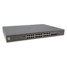 LevelOne GTP-2871 switch Gestionado L3 Gigabit Ethernet (10/100/1000) Energía sobre Ethernet (PoE) Gris
