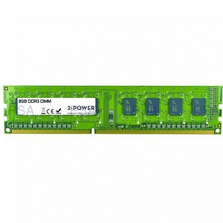 2 Power Memoria DDR3 8GB MultiSpeed 1066 1333 1600 MHz DIMM