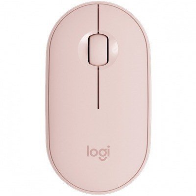 Mouse raton logitech pebble m350 optico wireless inalambrico 1000dpi rosa