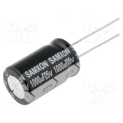 Condensador Electrolítico RADIAL 10000uF 25Vdc 105ºC