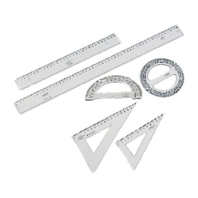 FBO REGLA PLANA TRANSPARENTE 20CM 41120