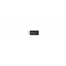 MEMORIA USB 2.0 VERBATIM PINSTRIPE 16GB NEGRO 49063