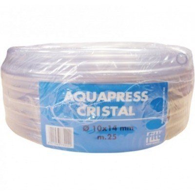 MANGUERA AQUAPRESS CRISTAL Ø 10 MM 25 M