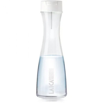 Botella Filtrante Laica GlaSSmart/ Capacidad 1.1L/ Blanca