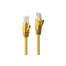 Lindy 48061 cable de red Amarillo 0,5 m Cat6 U/UTP (UTP)