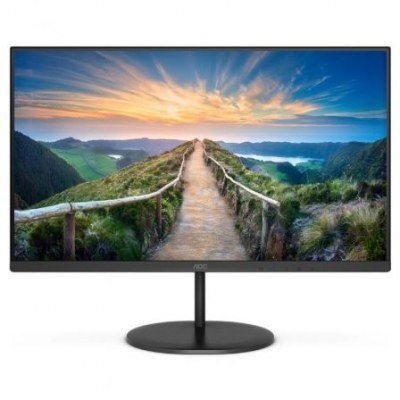 Monitor Profesional AOC Q24V4EA 23.8/ QHD/ Multimedia/ Negro