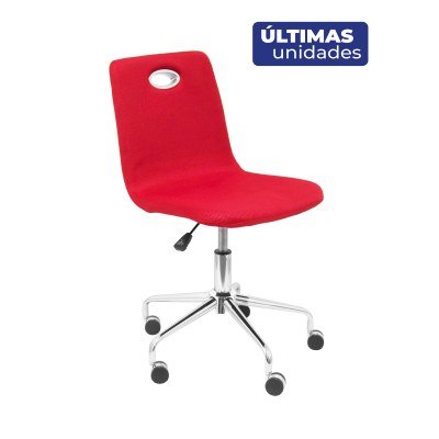 Silla infantil Olivares tejido de malla rojo.