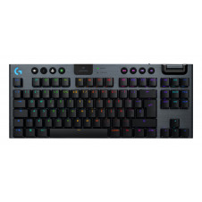 Logitech G Teclado para gaming inalámbrico de perfil bajo G915 X LIGHTSPEED TKL, teclas de PBT de doble moldeado, teclas totalmente programables, ret