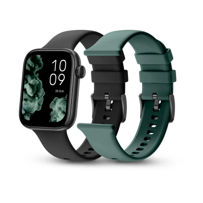 Smartwatch SPC Smartee Duo 2 9650N/ Notificaciones/ Frecuencia Cardíaca/ Negro/ Incluye Correa Extra