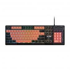 TECLADO GAMER XPG SEEKER MERA RGB USB MEMBRANA NEGRO CORAL INGLES