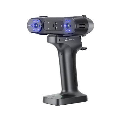 Escáner 3D Creality CR-Scan RaptorX - Híbrido Inalámbrico | 34+7 Líneas láser azul | Precisión 0.02mm | WiFi 6