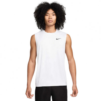 Camiseta NIKE SLEEVELESS HYDROGUAR NESSA585 100 Blanco