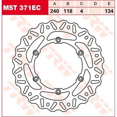 Discos de freno EC TRW MST371EC