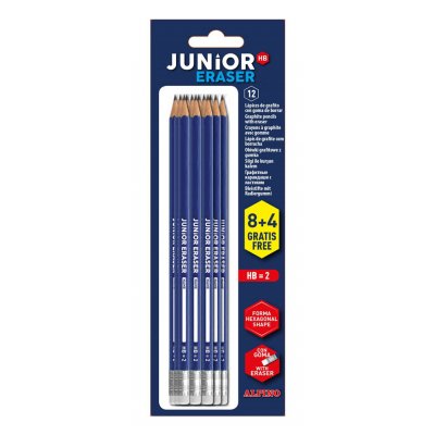 Junior Eraser 2HB 12 pieza(s)