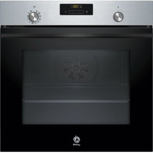 Horno multifunción Balay 3HB4841X3, Pirolítico, Hidrolítico, abatible, 71 litros, 59.5 x 59.4 x 54.8 cm, clase A+, acero inox