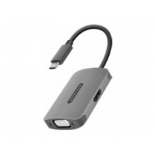 Adaptador Sitecom Usb-c 3.0 A Hdmi/vga Gris