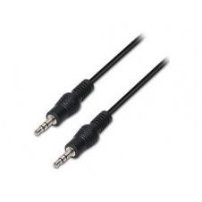 Cable Aisens Audio 2xjack 3.5mm/m 3m Negro