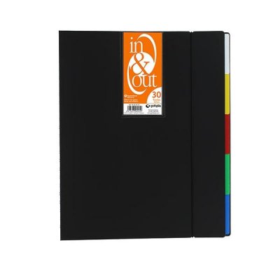 GRAFOPLAS Carpeta 30 fundas extraibles In&Out A4 negro
