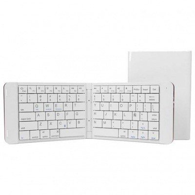 Teclado Compacto Inalámbrico por Bluetooth Leotec LERK04W/ Blanco
