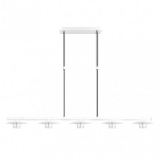 Lampara Ciudad Del Cabo 5l 30w 4000k Blanco/plata Regx104x15 Cm 2400 Lm