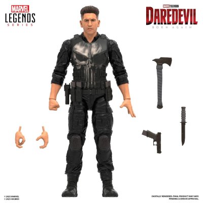 Figura hasbro marvel legends series daredevil born again punisher