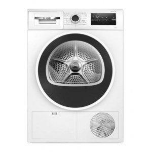 Secadora con bomba de calor Bosch WTR83200ES, 8kg, clase A++, 65dB, AutoDry, blanco