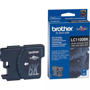CARTUCHO TINTA BROTHER LC1100BK NEGRO 450 PAGINAS DCP- 385C/ DCP-585CW/ DCP-6690CW/ MFC-490CW