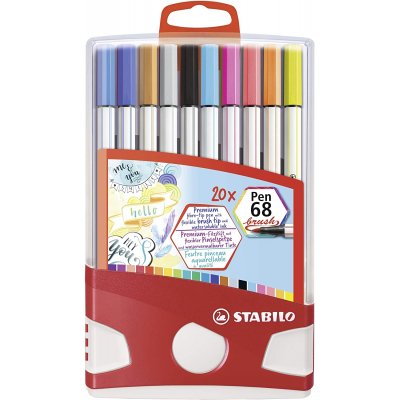 Pen 68 brush rotulador Multicolor 20 pieza(s)