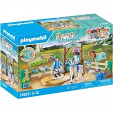 Playmobil escuela moderna de equitación