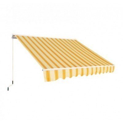 TOLDO MANUAL 400 X 300 CM AMARILLO/ BEIGE