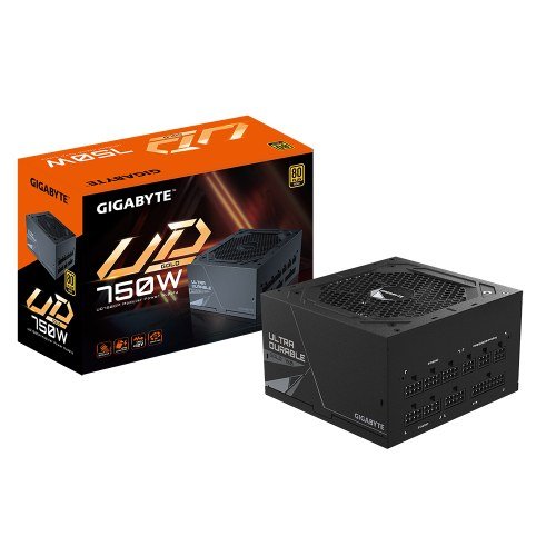 Gigabyte GP-UD750GM unidad de fuente de alimentación 750 W 20+4 pin ATX ATX Negro