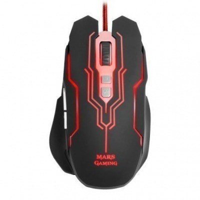 Ratón Gaming Mars Gaming MM216/ Hasta 5000DPI