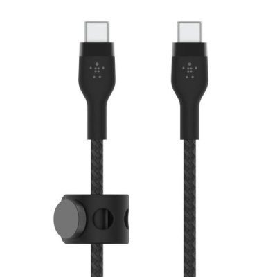 USB-C USB-C 2.0_BRAID SILIC 1M BK
