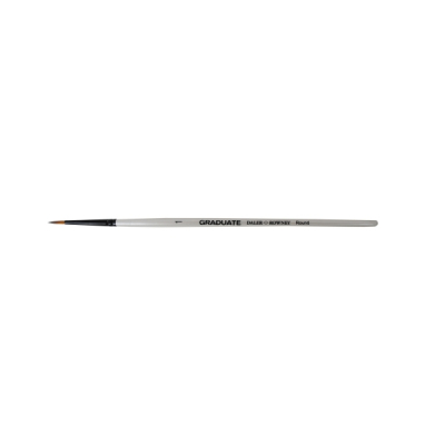 Daler Rowney Graduate Pincel Multitecnica - Pelo Sintetico - Mango Corto - Redondo Nº1
