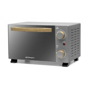 Horno compacto de sobremesa mini Orbegozo HO995, 10 litros, 800W, tostasdor, gris