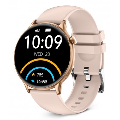 Smartwatch Core 2, Pantalla AMOLED 1,43, Aut. 5 días, Modos deporte y salud, Llamadas, Asistentes de voz, Rosa