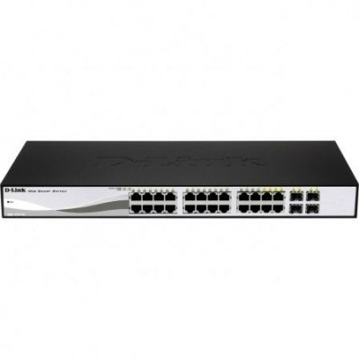Switch D-Link DGS-1210-24P 24 Puertos/ RJ-45 10/100/1000/ PoE/ SFP