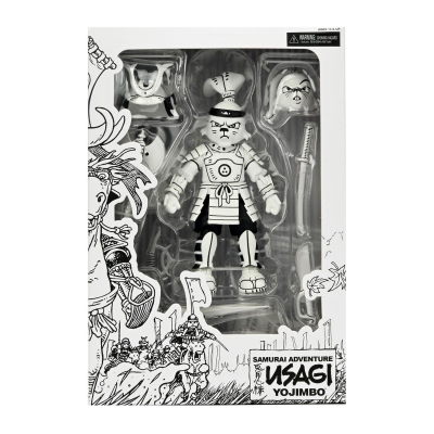 Figura neca usagi yojimbo black & white ver. scale action 18cm
