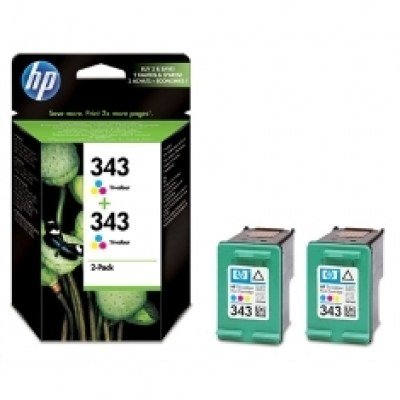 Multipack hp cb332ee nº343 tricolor 2610 - 2710 - 325 - 370 - 8150 - 8450 - 5740 - 6520